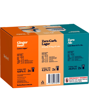 Better Beer Cans W/stubby Holder  3 Pack