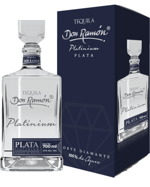Tequila Don Ramón Platinium Plata Tequila 700ml  Bottle