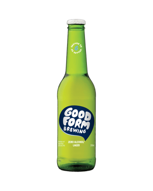 Good Form Zero Alcohol Lager Bottle 330ml  Bottle