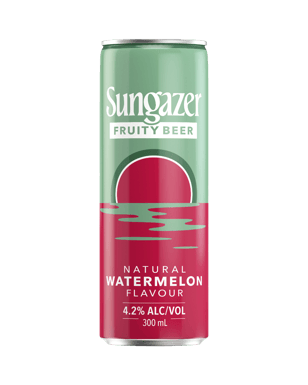 Sungazer Fruity Beer Watermelon Can 300ml  Can