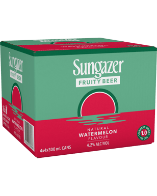 Sungazer Fruity Beer Watermelon Can 300ml  Can