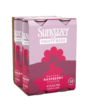 Sungazer Fruity Beer Raspberry Can 300ml  Can
