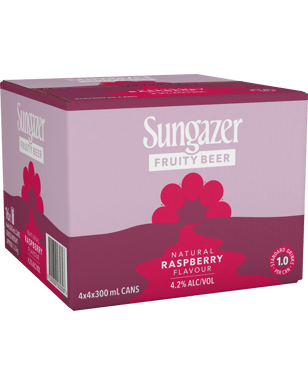 Sungazer Fruity Beer Raspberry Can 300ml  Can