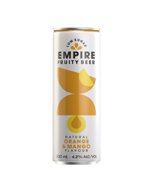 Empire Fruity Beer Orange & Mango Can 300ml  Can