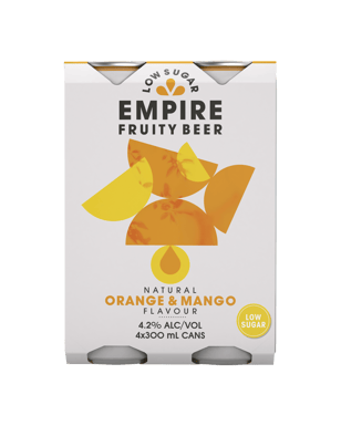 Empire Fruity Beer Orange & Mango Can 300ml  Can