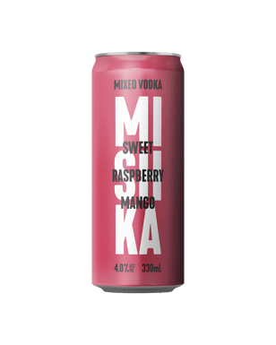 Mishka Mixed Vodka Raspberry Mango Cans 330ml  Can