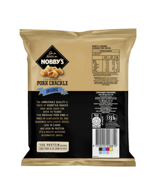 Nobby's Pork Crackle Original 25g  Pack