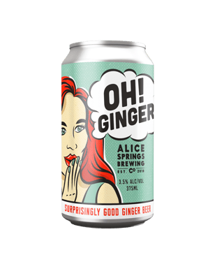 Alice Springs Brewing Co Oh! Ginger Beer Cans 375ml  Can