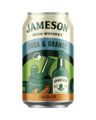 Jameson Soda Orange Can 375ml  Can