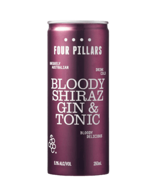 Four Pillars Bloody Shiraz Gin & Tonic 250ml  Can