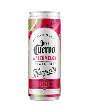 Jose Cuervo Sparkling Watermelon Margarita 330ml  Can
