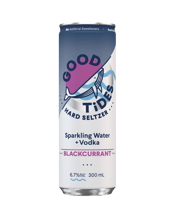 Good Tides Hard Seltzer Vodka Blackcurrant Cans 330ml  Can