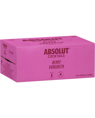 Absolut Berry Vodkarita Can 250ml  Can