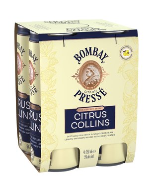 Bombay Sapphire Citrus Collins Rtd 250ml  Can