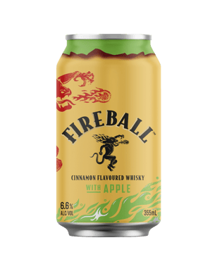 Fireball Cinnamon Whisky With Apple 6.6% 355ml  Can