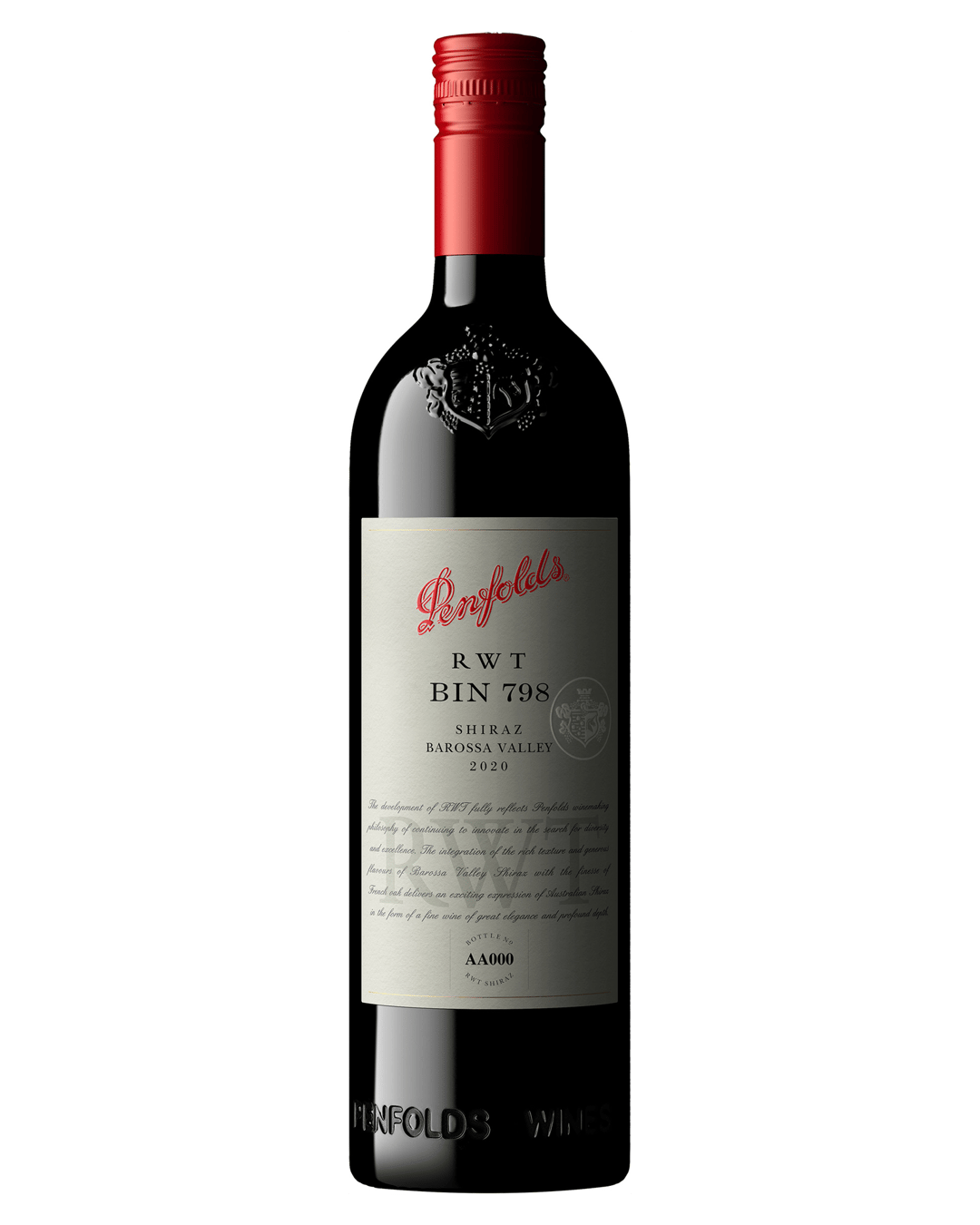 Penfolds RWT Bin 798 Shiraz 2020