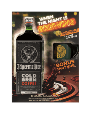 Jagermeister&nbsp; Cold Brew With Shot Mug 700ml  Bottle