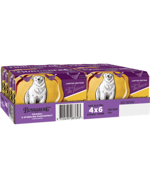 Bundaberg Sparkling Passionfruit 375ml  Can