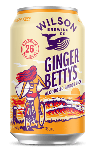 Wilson Brewing Co. Ginger Bettys Alcoholic Ginger Beer Can 330ml  Can