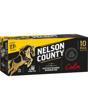 Nelson County County Blended Bourbon & Cola Can 10x200ml  Can