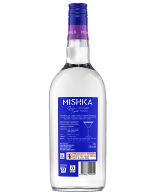 Mishka Vodka 1.125l  Bottle
