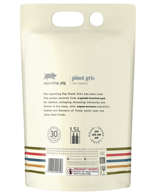 Squealing Pig Pinot Gris Bagnum 1.5l  Each
