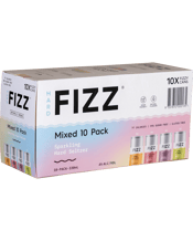 Hard Fizz Hard Seltzer Mixed Pack Cans 10x330ml  Each