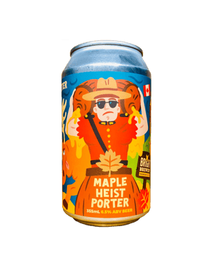 Bright Brewery Maple Heist Porter Cans 355ml  Can