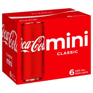 Coca-cola Classic Mini Cans 250ml  Can
