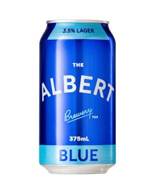 The Albert Brewery Blue 3.5% Lager Cans 375ml  Can