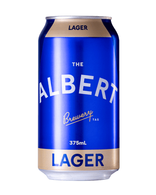 The Albert Brewery Lager Cans 375ml  Can