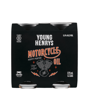 Young Henrys Motorcycle Oil Porter Can 375ml  Can