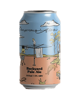 Dangerous Ales Backyard Pale Ale Cans 355ml  Can