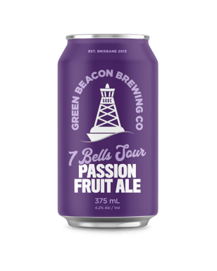Green Beacon 7 Bells Passion Fruit Sour 375ml  Can