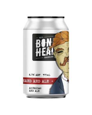 Bonehead Brewing Revered American Red Ale Cans 375ml  Can