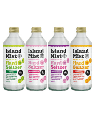 Island Mist Hard Seltzer Mixed Pack 300ml  Each