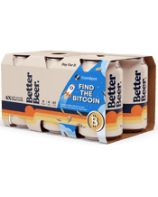 Better Beer Zero Carb Crypto Cans 355ml  Pack