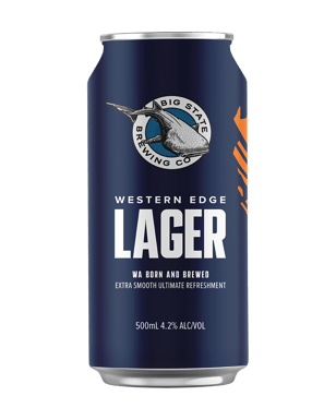 Big State Western Edge Lager Cans 500ml  Can