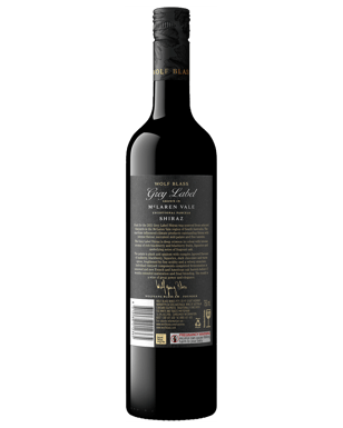 Wolf Blass Grey Label Mclaren Vale Shiraz 2021  Bottle