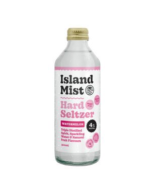 Island Mist Hard Watermelon Seltzer Bottles 300ml  Each