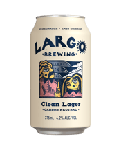 Largo Clean Lager Cans 375ml  Can