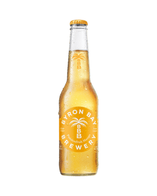 Byron Bay Brewery Fruit Lager Passionfruit Mango Bottles 355ml  Bottle