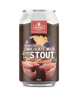 Jervis Bay Brewing Co Eggcellent Chocolate Nitro Stout Cans 375ml  Can