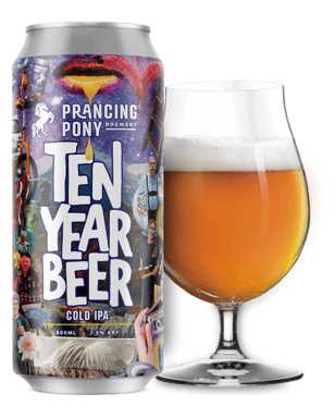 Prancing Pony Brewery Tenyearbeercoldipacans500ml  Can