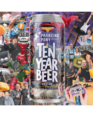 Prancing Pony Brewery Tenyearbeercoldipacans500ml  Can