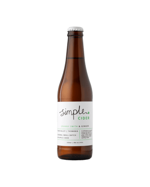 Simple Cider Granny Smith & Ginger Cider Bottles 330ml  Bottle