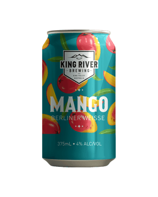King River Brewing Mango Berliner Weisse Cans 375ml  Can