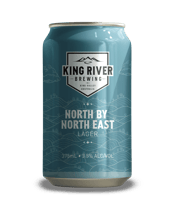 King River Brewing North By North East Lager Cans 375ml  Can