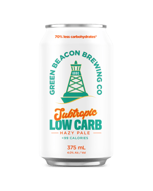 Green Beacon Subtropic Low Carb Hazy Pale Can 375ml  Can