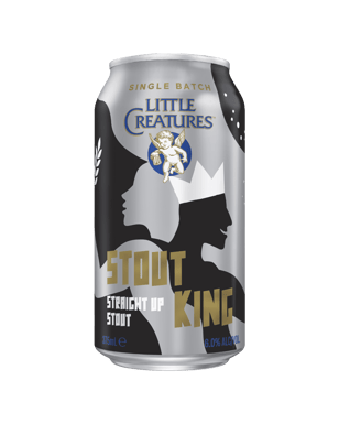 Little Creatures Single Batch Stout King Cans 375ml  Can